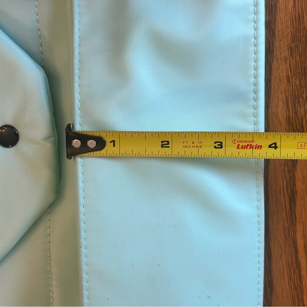 IHKWIP Mint Quilted Couture Crossbody Bag 2 Straps Envelope Style Magnetic Close - Picture 15 of 16